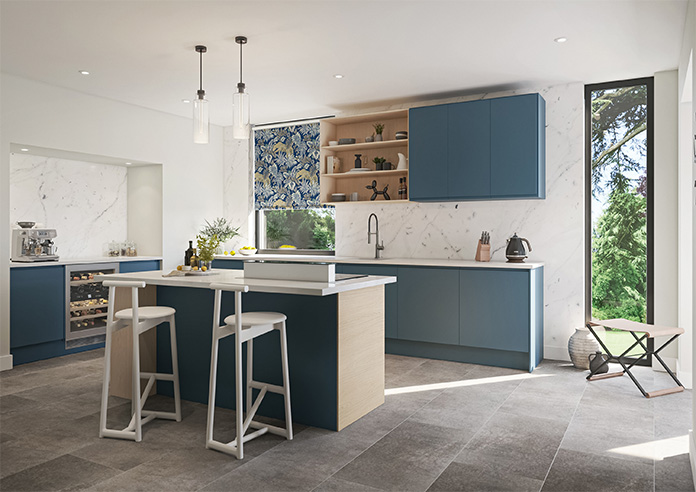 Leopard, Lapis  - Roller Blind - Image 7